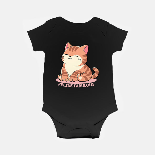 Feline Fabulous-Baby-Basic-Onesie-fanfreak1