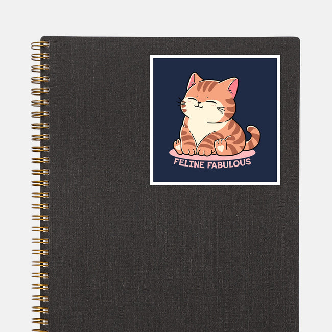 Feline Fabulous-None-Glossy-Sticker-fanfreak1