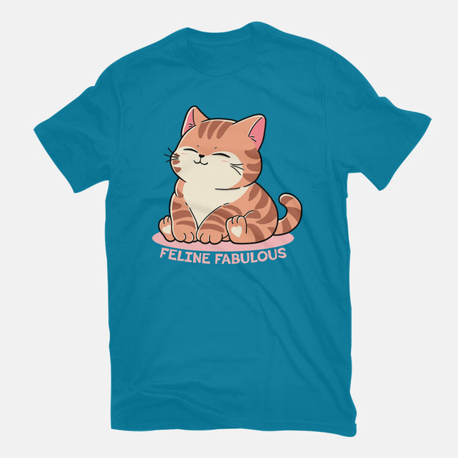 Feline Fabulous-Womens-Basic-Tee-fanfreak1