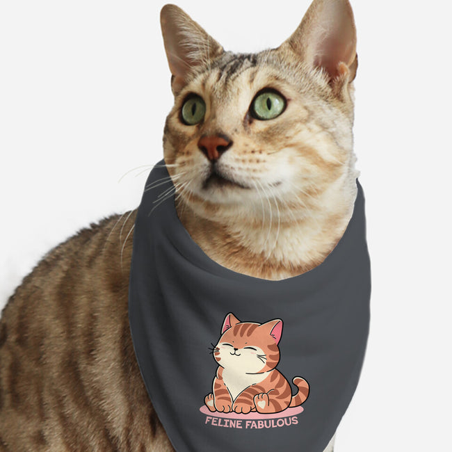 Feline Fabulous-Cat-Bandana-Pet Collar-fanfreak1