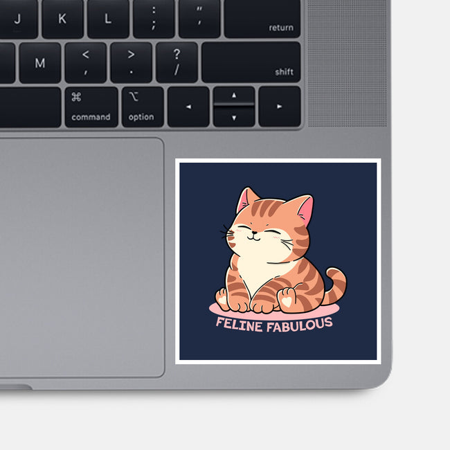 Feline Fabulous-None-Glossy-Sticker-fanfreak1