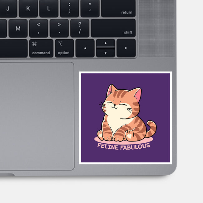 Feline Fabulous-None-Glossy-Sticker-fanfreak1