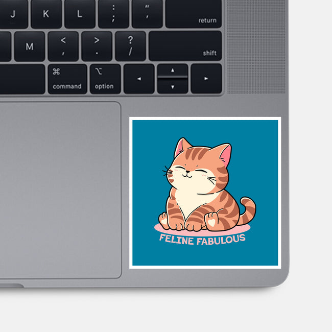 Feline Fabulous-None-Glossy-Sticker-fanfreak1