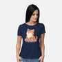 Feline Fabulous-Womens-Basic-Tee-fanfreak1