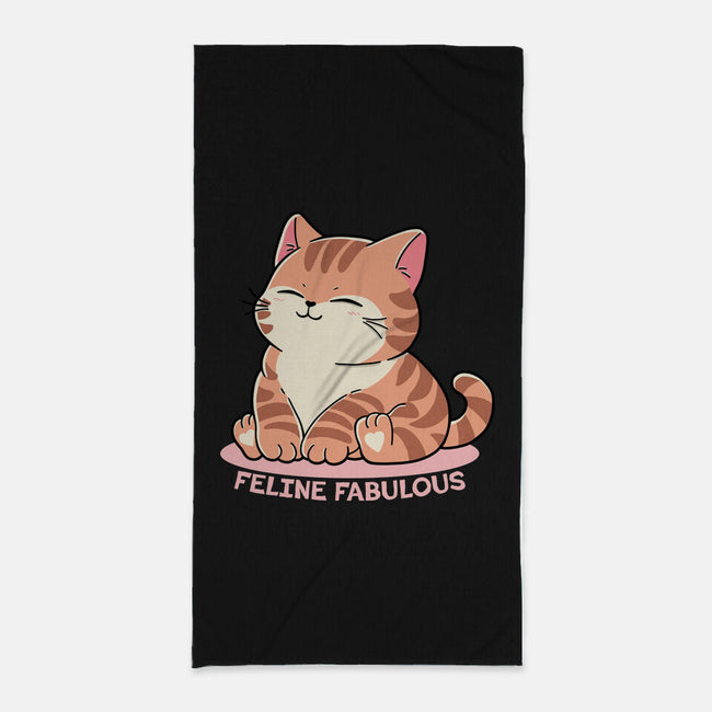 Feline Fabulous-None-Beach-Towel-fanfreak1