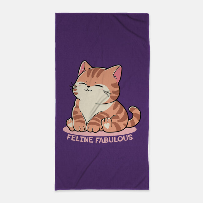 Feline Fabulous-None-Beach-Towel-fanfreak1