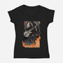 Strings Of Eternity-Womens-V-Neck-Tee-fanfreak1