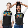 Space Cowgirl Vs Data Dog-Unisex-Baseball-Tee-pigboom