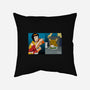 Space Cowgirl Vs Data Dog-None-Removable Cover w Insert-Throw Pillow-pigboom
