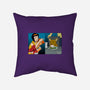 Space Cowgirl Vs Data Dog-None-Removable Cover w Insert-Throw Pillow-pigboom