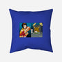 Space Cowgirl Vs Data Dog-None-Removable Cover w Insert-Throw Pillow-pigboom
