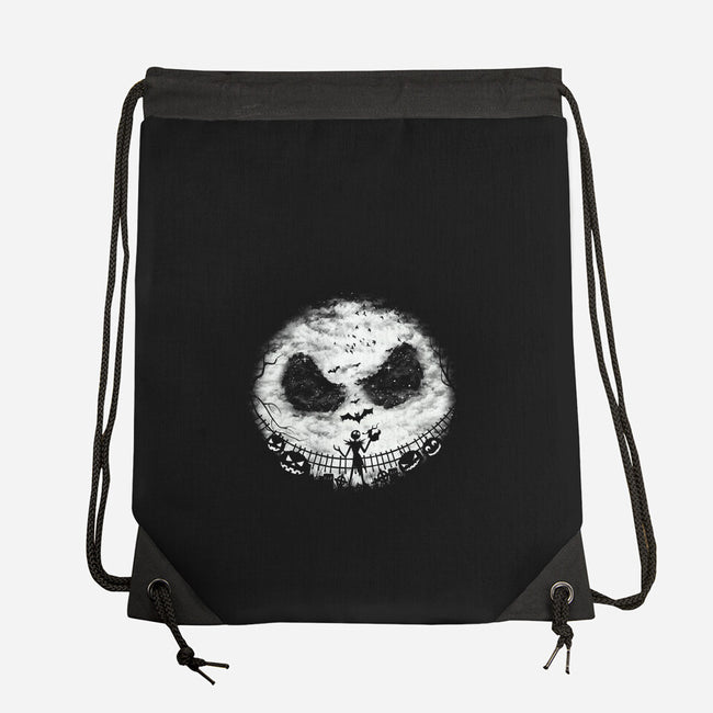Pumpkin Landscape-None-Drawstring-Bag-dandingeroz