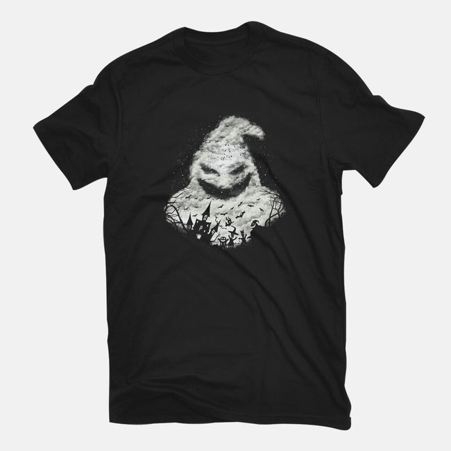 Boogieman Landscape-Womens-Fitted-Tee-dandingeroz