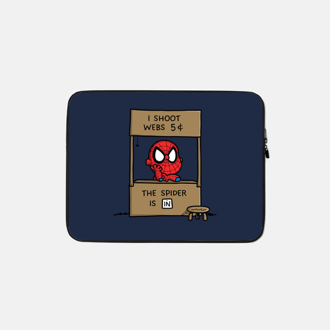 Spider Help-None-Zippered-Laptop Sleeve-Barbadifuoco