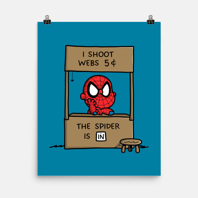 Spider Help-None-Matte-Poster-Barbadifuoco
