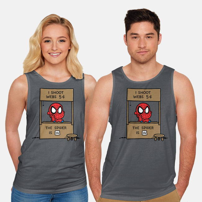 Spider Help-Unisex-Basic-Tank-Barbadifuoco