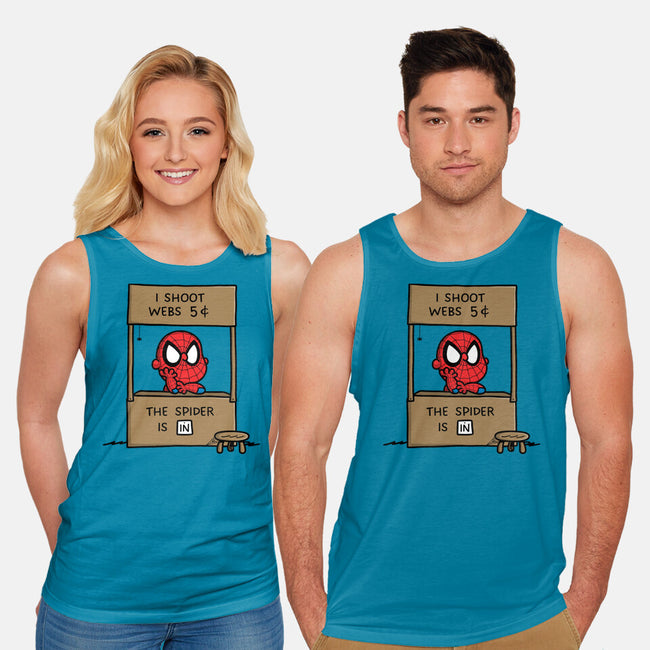 Spider Help-Unisex-Basic-Tank-Barbadifuoco