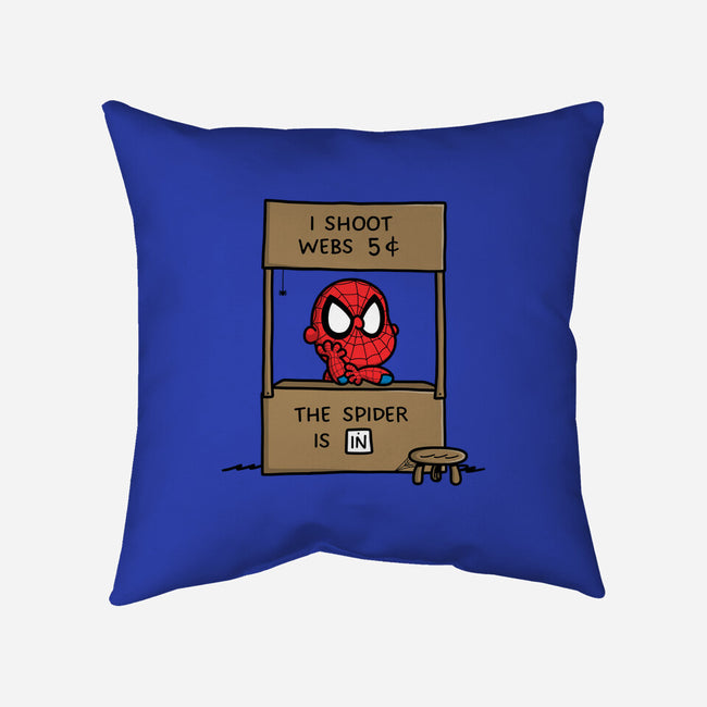 Spider Help-None-Removable Cover w Insert-Throw Pillow-Barbadifuoco