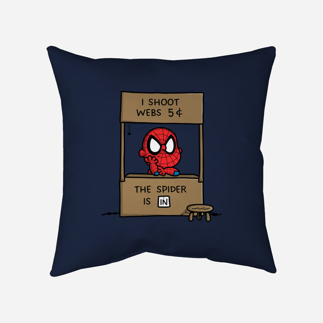 Spider Help-None-Removable Cover-Throw Pillow-Barbadifuoco