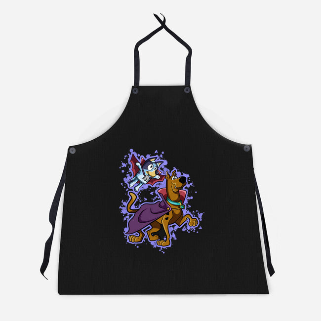 Vampire Dogs-Unisex-Kitchen-Apron-nickzzarto