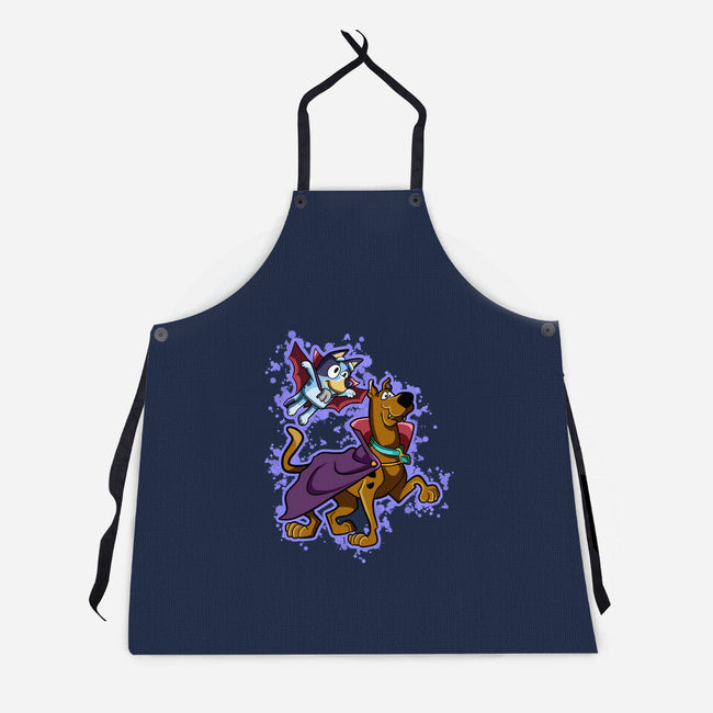 Vampire Dogs-Unisex-Kitchen-Apron-nickzzarto