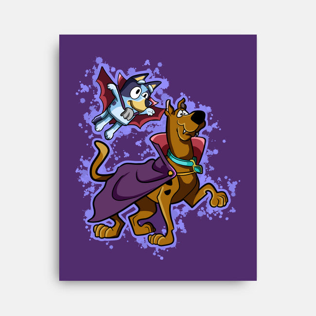 Vampire Dogs-None-Stretched-Canvas-nickzzarto