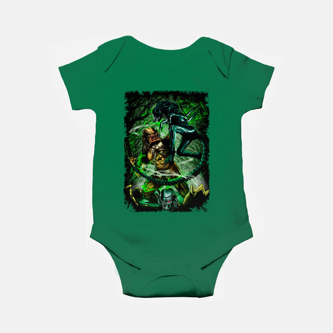 Battle Of Aliens-Baby-Basic-Onesie-Conjura Geek