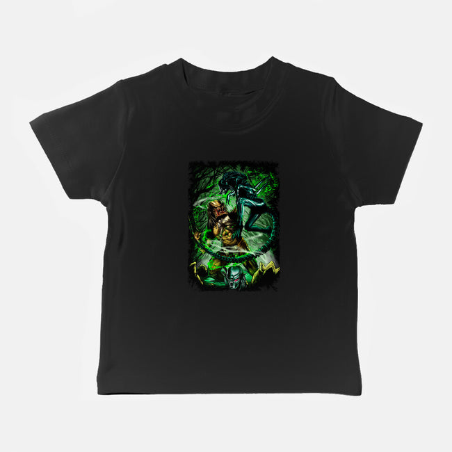 Battle Of Aliens-Baby-Basic-Tee-Conjura Geek