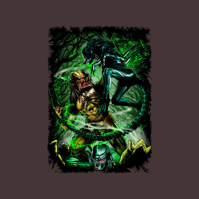 Battle Of Aliens-Womens-Basic-Tee-Conjura Geek