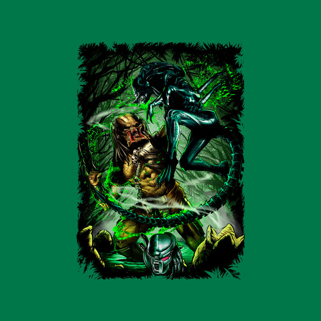 Battle Of Aliens-Womens-Basic-Tee-Conjura Geek