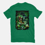 Battle Of Aliens-Womens-Basic-Tee-Conjura Geek