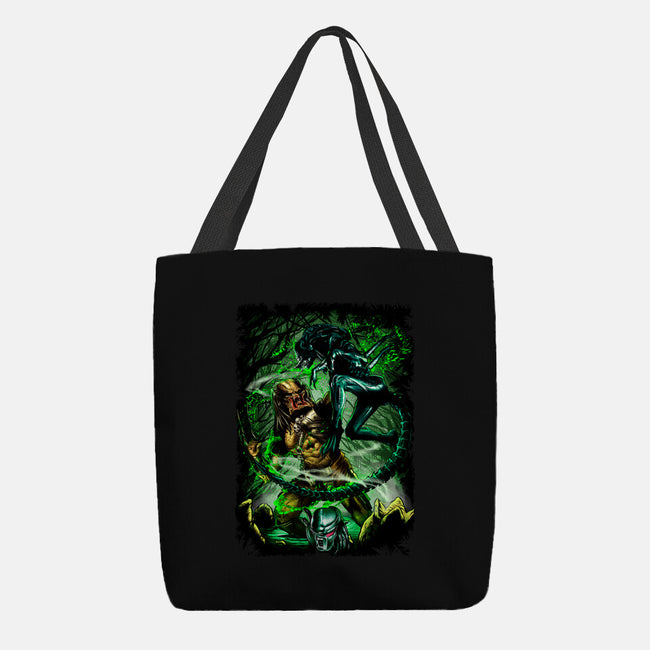 Battle Of Aliens-None-Basic Tote-Bag-Conjura Geek