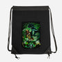 Battle Of Aliens-None-Drawstring-Bag-Conjura Geek