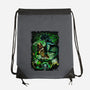 Battle Of Aliens-None-Drawstring-Bag-Conjura Geek