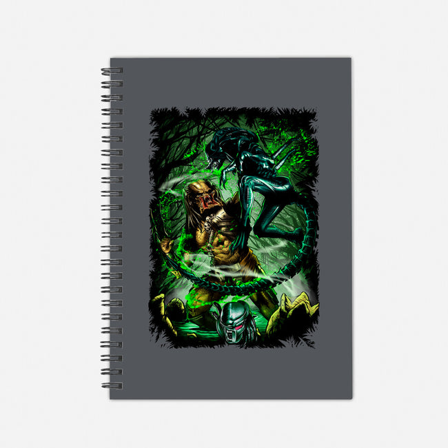 Battle Of Aliens-None-Dot Grid-Notebook-Conjura Geek