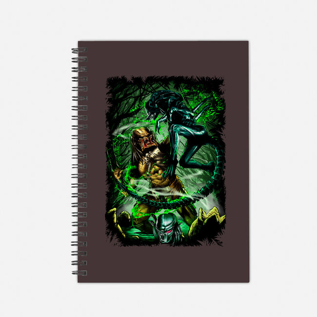 Battle Of Aliens-None-Dot Grid-Notebook-Conjura Geek