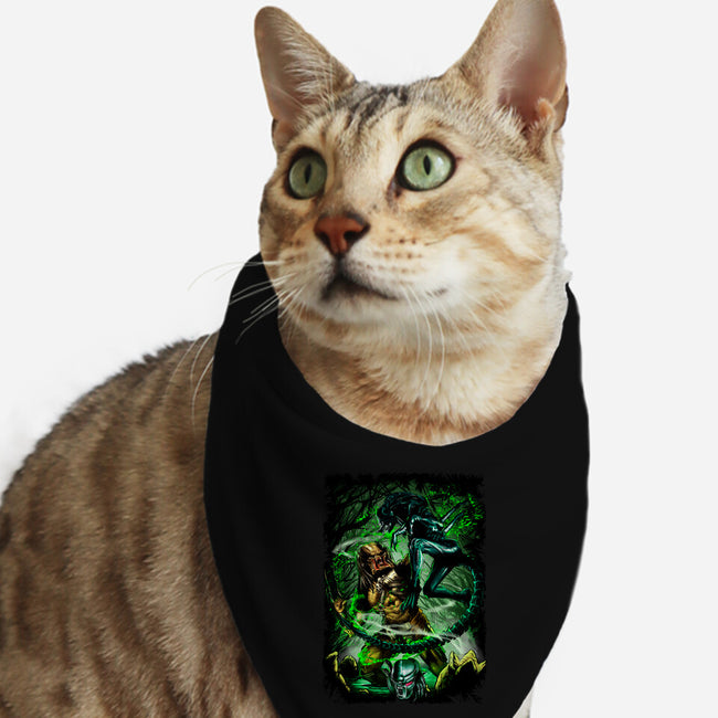 Battle Of Aliens-Cat-Bandana-Pet Collar-Conjura Geek