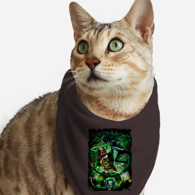 Battle Of Aliens-Cat-Bandana-Pet Collar-Conjura Geek