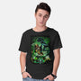 Battle Of Aliens-Mens-Basic-Tee-Conjura Geek