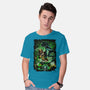 Battle Of Aliens-Mens-Basic-Tee-Conjura Geek