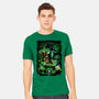 Battle Of Aliens-Mens-Heavyweight-Tee-Conjura Geek