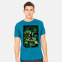 Battle Of Aliens-Mens-Heavyweight-Tee-Conjura Geek