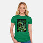 Battle Of Aliens-Womens-Fitted-Tee-Conjura Geek