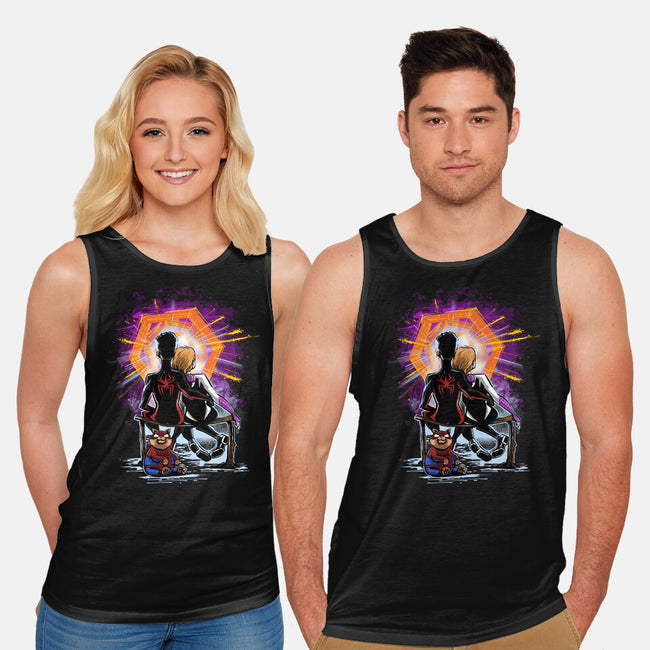 Spiders Gazing At The Moon-Unisex-Basic-Tank-zascanauta