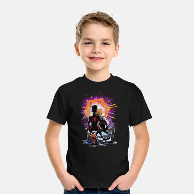 Spiders Gazing At The Moon-Youth-Basic-Tee-zascanauta