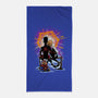 Spiders Gazing At The Moon-None-Beach-Towel-zascanauta