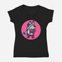Sailor Bluey-Womens-V-Neck-Tee-nickzzarto