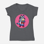 Sailor Bluey-Womens-V-Neck-Tee-nickzzarto