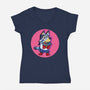 Sailor Bluey-Womens-V-Neck-Tee-nickzzarto