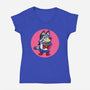 Sailor Bluey-Womens-V-Neck-Tee-nickzzarto